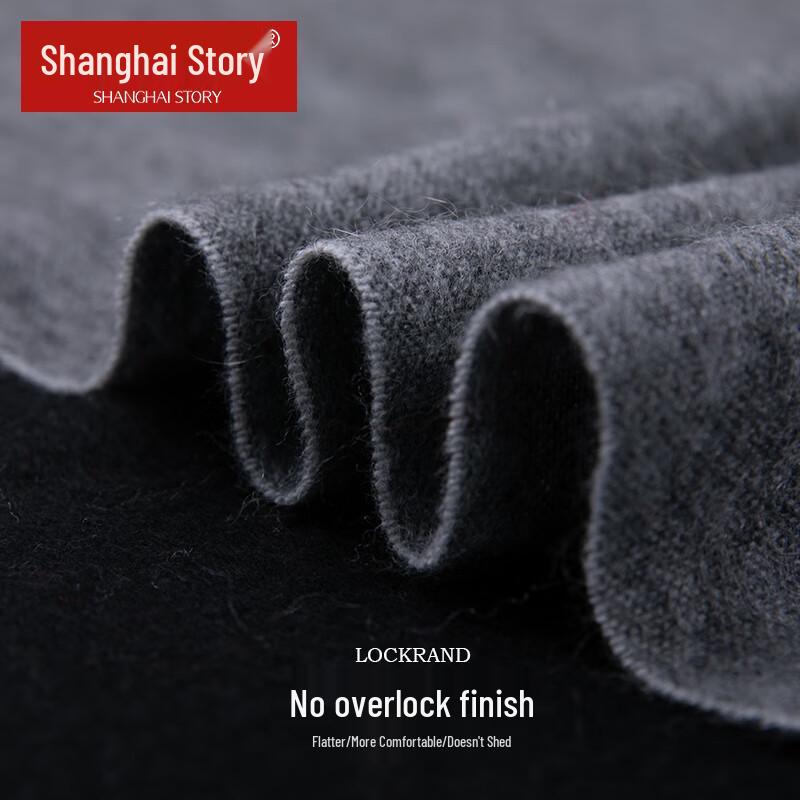 Shanghai Story 100% Cashmere Plaid Scarf Shawl for Women