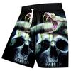 Men's Swimming Trunks 3D Skull Print Beach Shorts Quick-drying Outdoor Leisure Sports Shorts Swimwear Fashion Men's Shorts