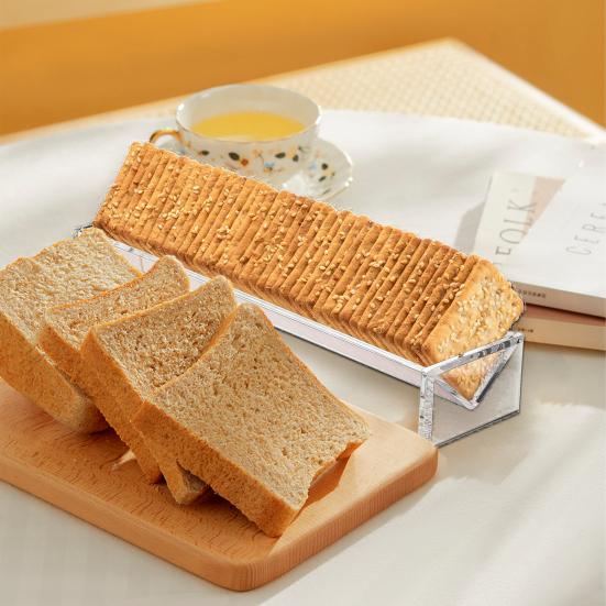 Clear Acrylic Cookie Tray Modern Design BAP-Free Round Rectangular Appetizer Serving Tray for Bread Fruits