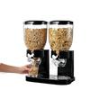 Dual Cereal Dispenser: Moisture & Dust-Proof Storage Jar for Grains & Snacks