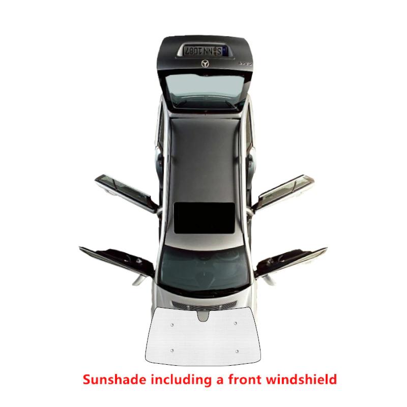 Full Cover Sunshades for Mitsubishi Outlander GF GG ZJ ZK ZL 2013~ Front Windshield Window Curtain Visor Mat Car Accessories