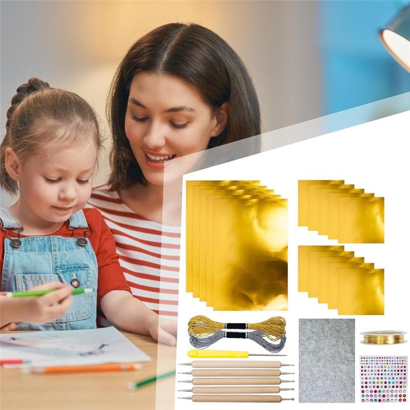 M-Modern-Metal Prägekunst-Set Künstlerisches Projekt-Set, Handgemachtes Design-Set Für-Scrapbooking B