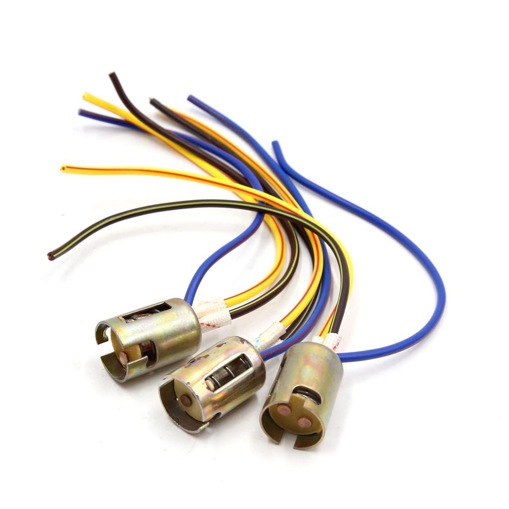 uxcell Extension Wire Socket Holder Connector Motorcycle Brake Stop Light Extension Wire 1157 Light Socket 3pcs