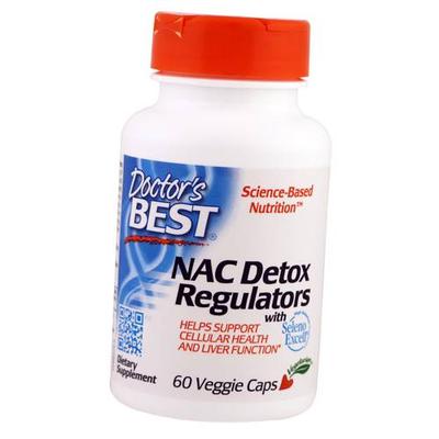 Acetylcysteine for the Regulation of the Detoxification Process, NAC Detox Regulators, 60vegcaps (70327006)