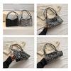 Summer New Texture Casual Foreign Sequined Shoulder Bag Personalized Ins Simple Messenger Large Capacity Baguette Bag Women's Bag