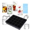 Easy Release Ice Cube Mold Flexible Ice Cube Container Silicone Ice Cube Tray  For Freezing