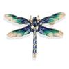 Enamel Dragonfly Brooches Women Men Delicate Insect Crystal Rhinestone Brooch Pin Jewelry Gifts Lapel Pin