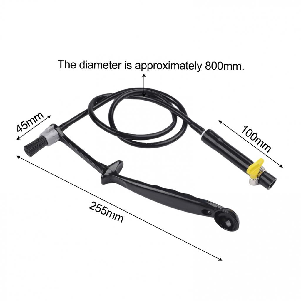 Coffee Machine Steam Wand Brush with Disassemblable Head for Easy Wash