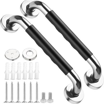 Stainless Steel Silicone Handrails for The Elderly Bathroom Handrails Barrier-free Elderly Bathroom Non-slip Toilet Handle Tools