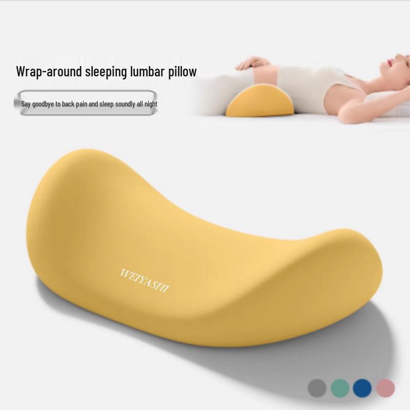 Lumbar Support Pillow for Sleeping - Specially Designed for Lower Back & Spine Alignment