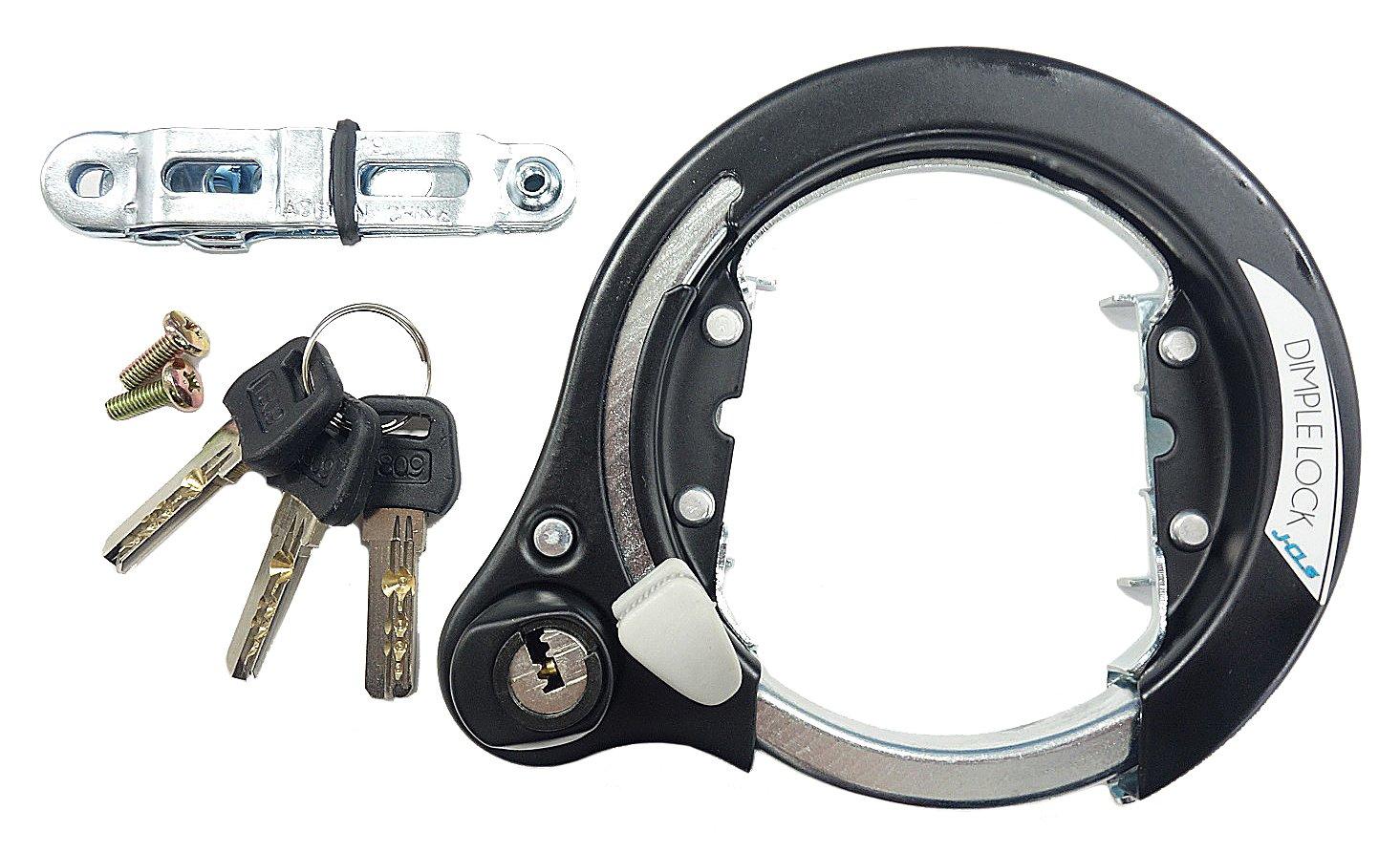 

CAPTAIN STAG Circle Lock 3B Black [Ключ с углублением/13/16/19 мм/Передняя часть]