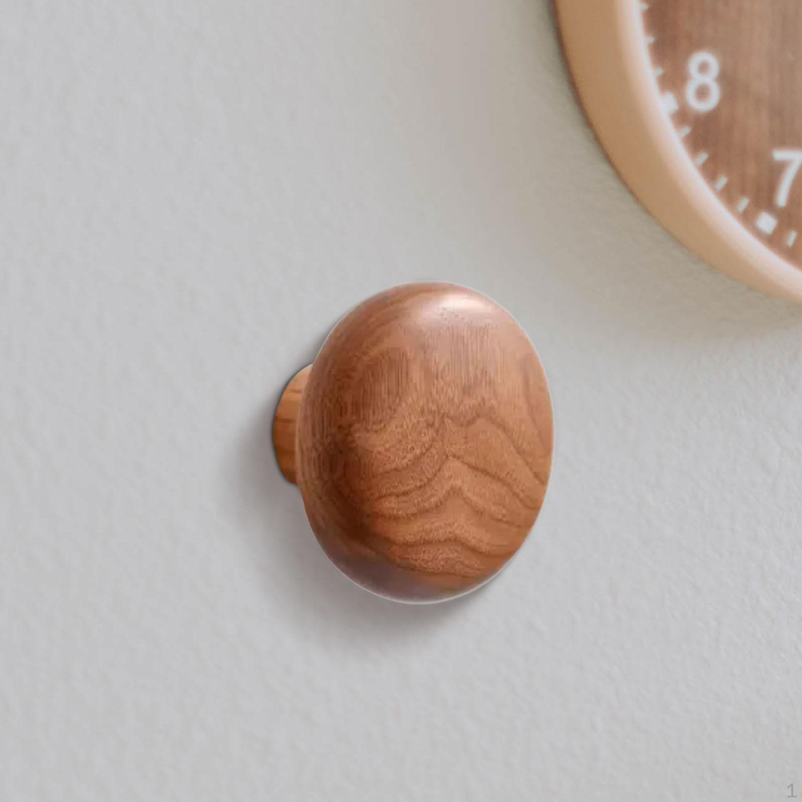 

Современный деревянный настенный крючок для курток и сумочек 5.1x4.6x4cm_Round