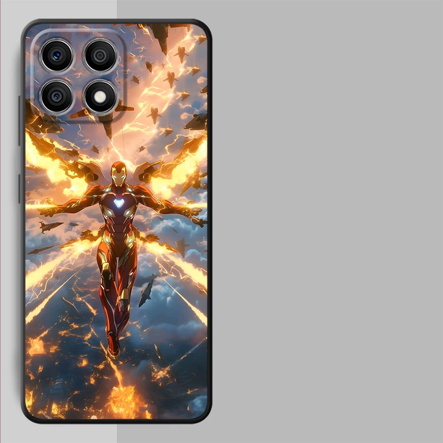 Marvel Lightning Iron Man Case for Honor 8X X7 90 X5b 70 Magic5Lite X6 200 400 Lite X8 X9a Funda Phone Cover