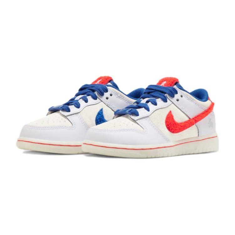 Nike Dunk Low PS Year of the Rabbit - White Rabbit Candy Kids Sneakers Crimson Varsity-Royal Sail FD4624-161