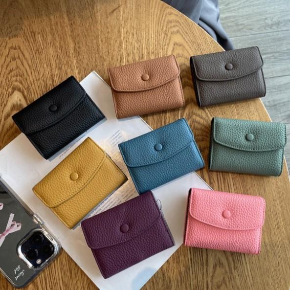 Genuine Leather Accordion Card Holder for Women - Compact, Anti-Demagnetization, Multi-Card Slots, Driver's License, Document Organizer