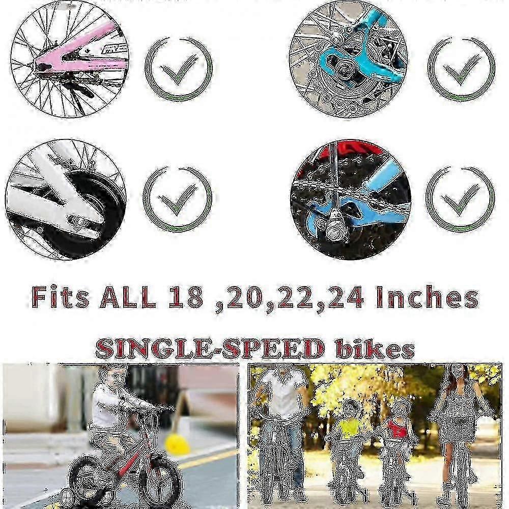 Kids Stabilisers For Childs Bike 18 20 22 24 Inch Adjustable Support Kids Bike Wheels LZI-Good