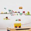 New DIY PVC Highway Track Car Wall Stickers Residential Decoration Sticker for Kids Boys Room Wallpaper D