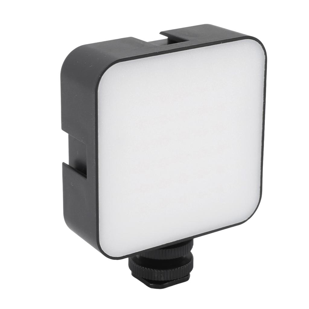 LED Video Light 3 Color Temperature Dimmable Rechargeable On Camera Video Light Portable