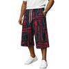 Men's Loose Fit Casual Shorts with Large Pockets Halloween Print