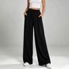 Women S Wide Leg Loose Casual Solid Straight Leg Pants