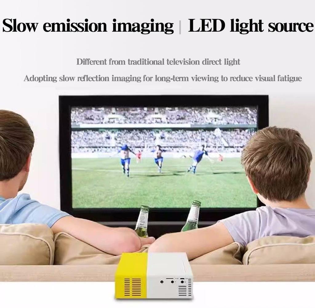 YG310 LED Home HD 1080P Mini Projector - Little Yellow Machine