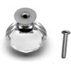 10pcs Furniture Handles Crystal Cabinet Handles Zinc Alloy Crystal Glass Handles Wardrobe Handles