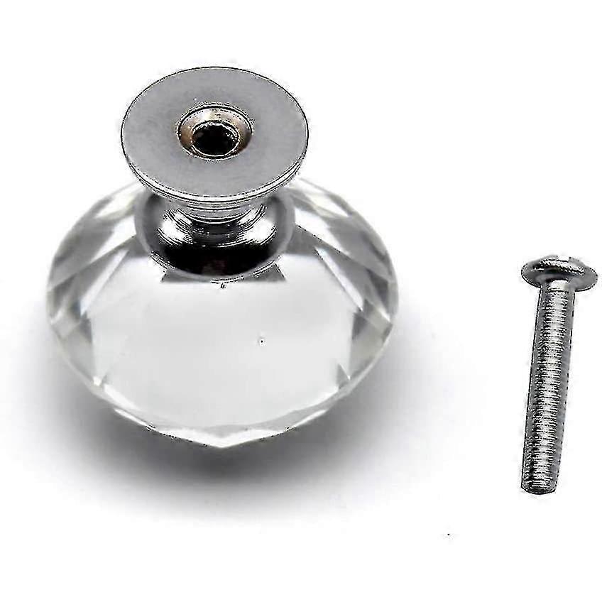 10pcs Furniture Handles Crystal Cabinet Handles Zinc Alloy Crystal Glass Handles Wardrobe Handles
