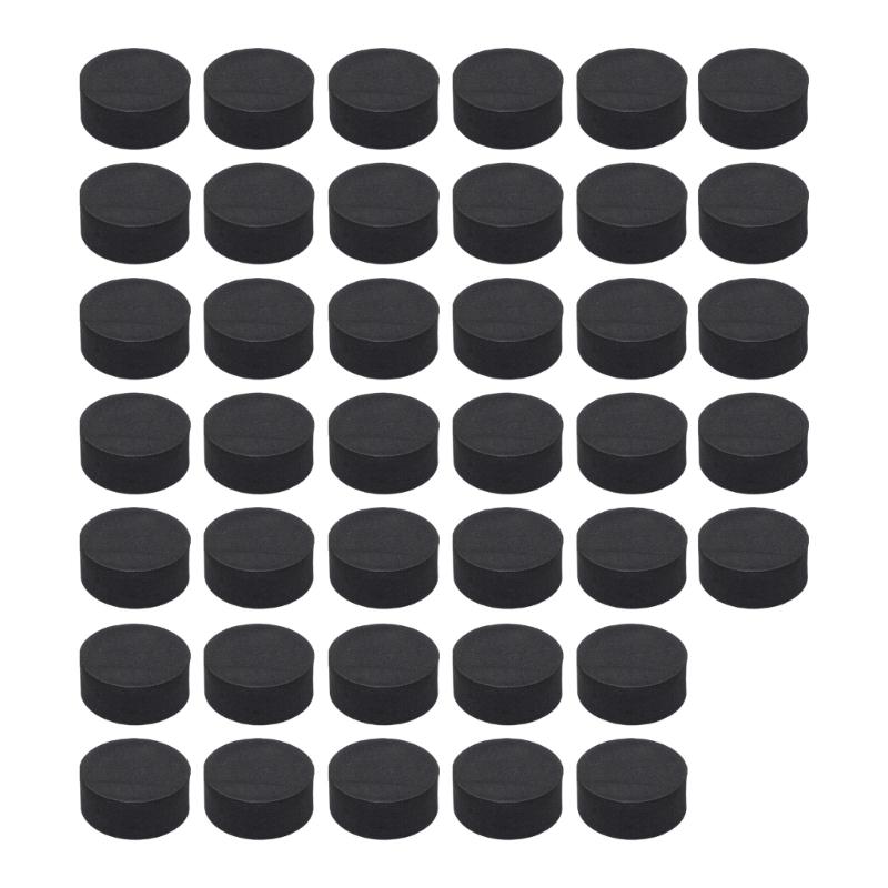 Adhesive-Backed Round Cushion Grip Set, Dense 40 Count for Speaker Feet, Quiet Contact, Scratch Guard and Home Care