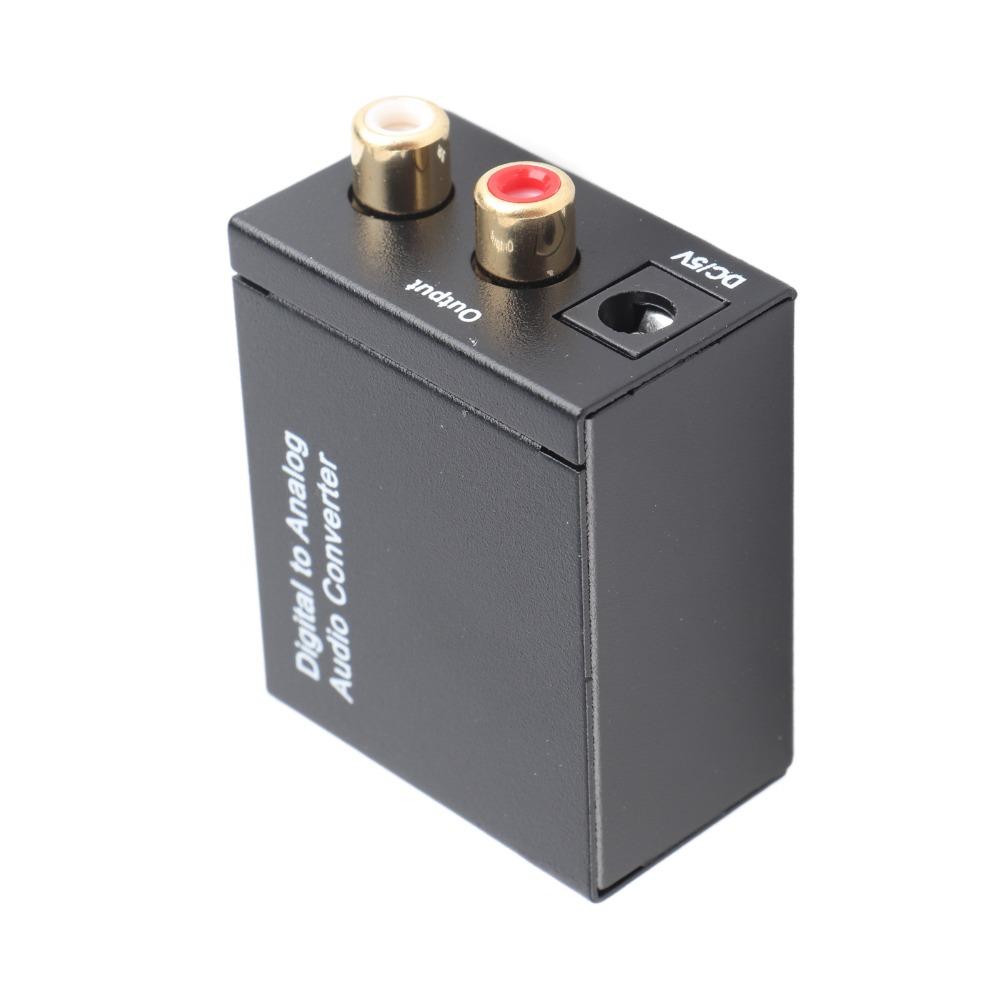 RCA Output Digital Audio Converter Coaxial /Optical Input Coaxial To Analog Converter For Computer