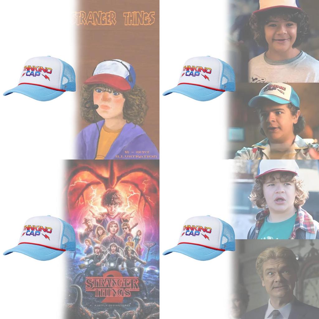 Stranger Things Baseball Cap With Curved Brim And Space Cotton For Adults