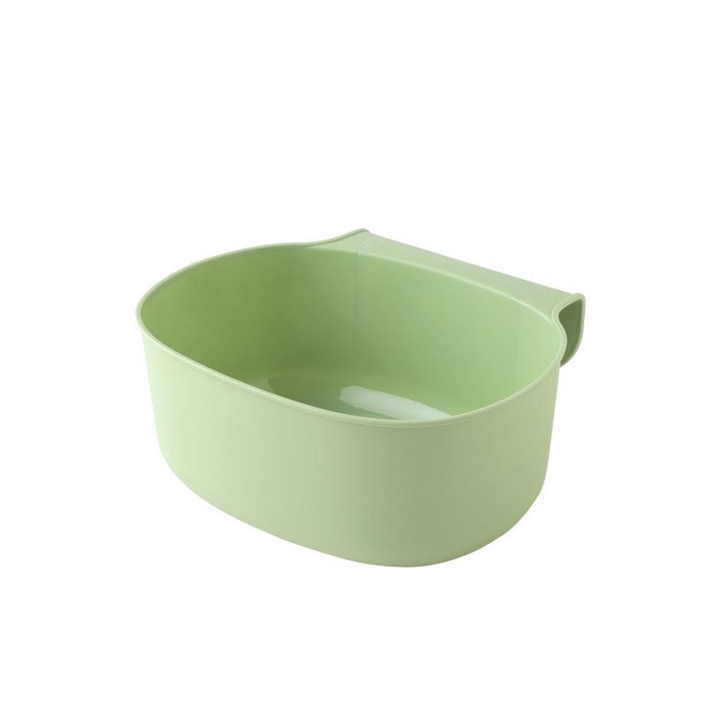 

Пластиковый подвесной мусорный бак, многоразовый кухонный мусорный ящик, подвесной шкаф, дверца, полка для раковины, чистящий инструмент, контейнер зелёный