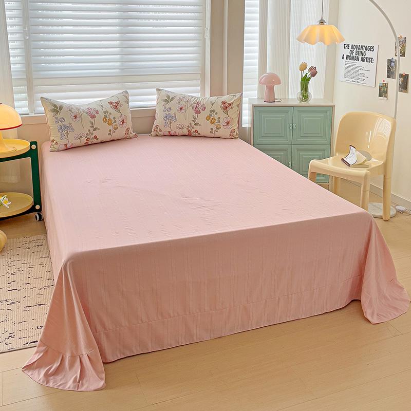 Flowers Bedding Set with Pillowcase bed sheet Single Full Size Linen Washed Cotton Duvet Cover Set Queen/King Double Size