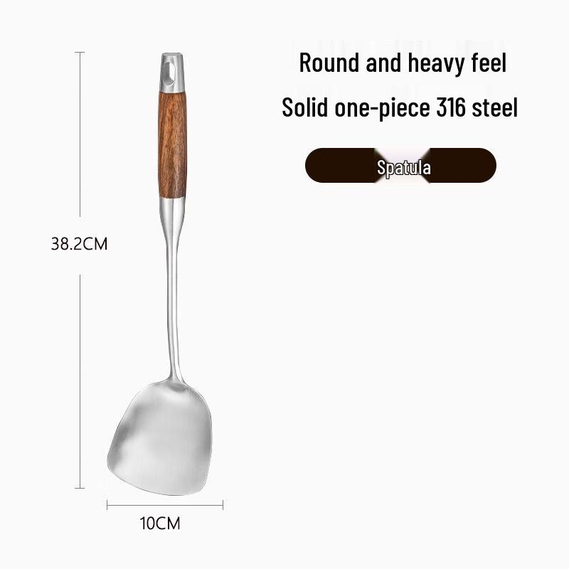 ZISIZ 316L Stainless Steel Rosewood Spatula