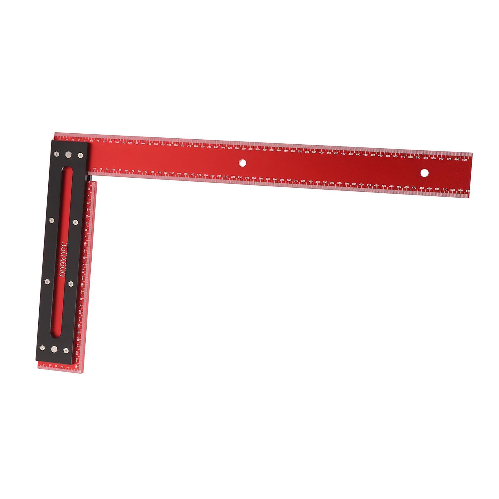 

L-образная линейка для деревообработки Инструмент Столярный уголок L Измерения Квадрат Алюминий Сталь