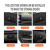 Car Glasses Case Auto Adhesive Type Sun Visor Suede Glasses Holder Sunglasses Clip Card Ticket Holder Universal Car Storage Box