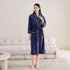 Terry Cloth Long Bathrobe - Unisex Nightgown for Home, Hotel, or B&B