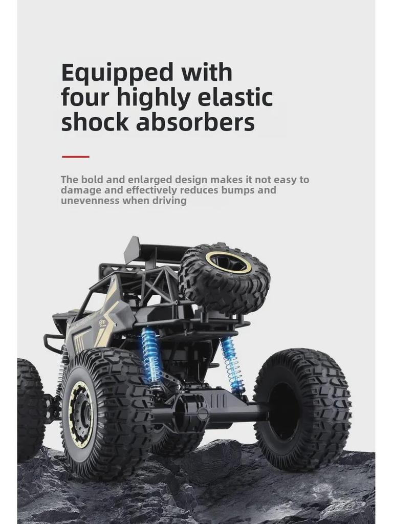 1:8 Scale 50cm Alloy Climbing RC Car - 4WD Off-Road Monster Truck Toy