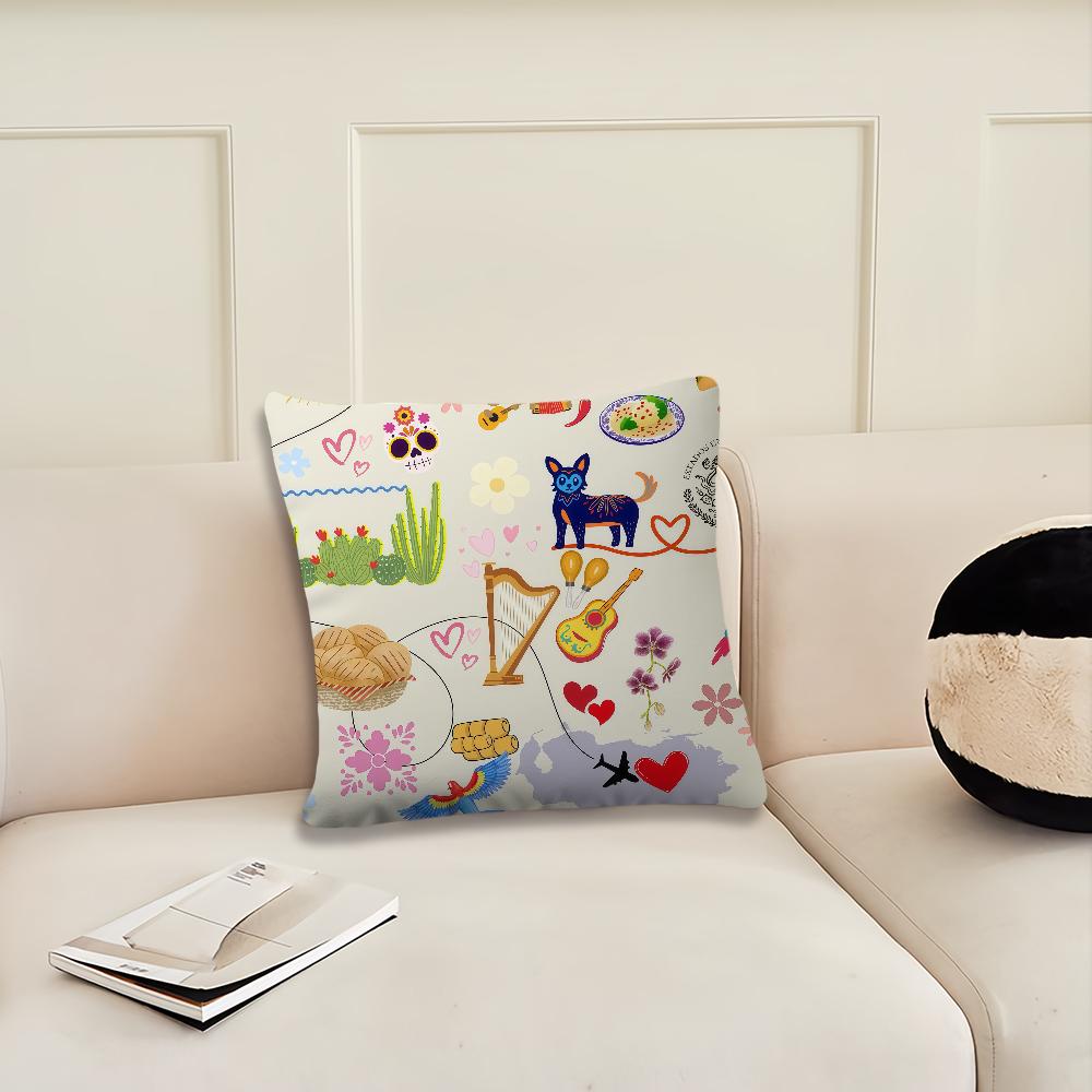 Estetyczna Sztuka Wenezuela poszewka na poduszkę Poszewka Dekoracja Pokój Dom Sofa salon Biuro Samochód Nordycka Prostota