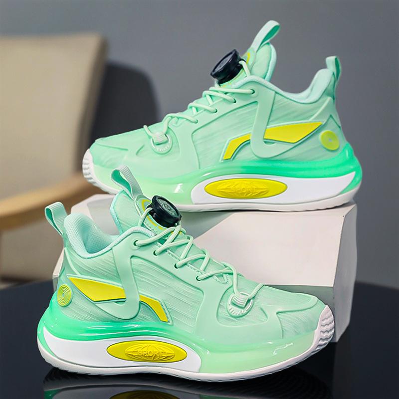 

Boys Shoes Children s Anti Slip Wear-resistant Sports Basketball Medium Large Mesh Breathable 31