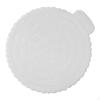 Cake Board Stand with Handle, Reusable Round PP Tray for Transporting And Presenting Cakes,