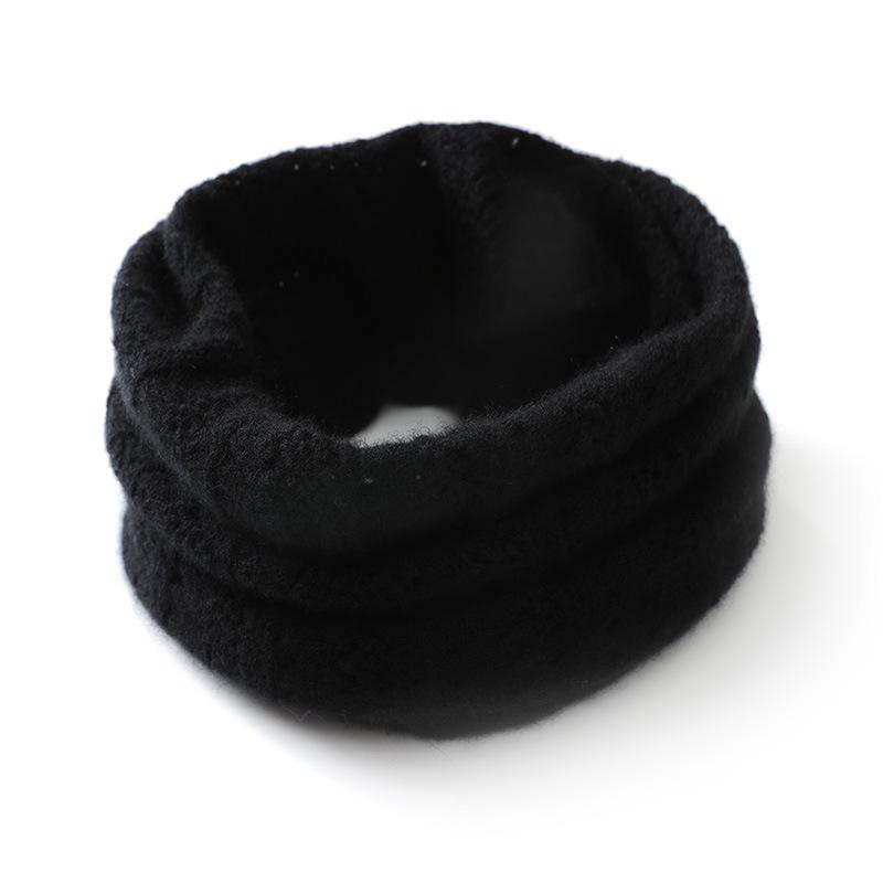 Women's Autumn & Winter Pure Cashmere Hollow Crochet Neck Warmer & Decorative Scarf