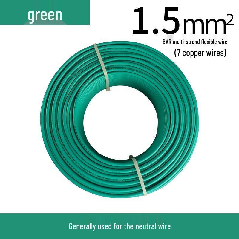 Flame Retardant BVR Stranded Wire: 1.5/2.5/4/6/10 sq mm for Home Decor