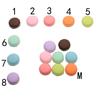 100Pcs Mini Macarons Cake Resin Flatback Cabochons Kawaii Simulation Dessert Macarons Cake Food Slime Charms Hair Bow Center DIY