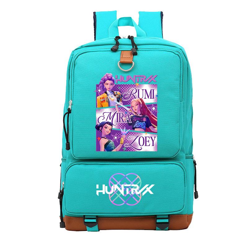 Anime Cartoon Peripheral Korean Version Student Schoolbag Large Capacity Leisure Travel Bag Personalized Printing Backpack