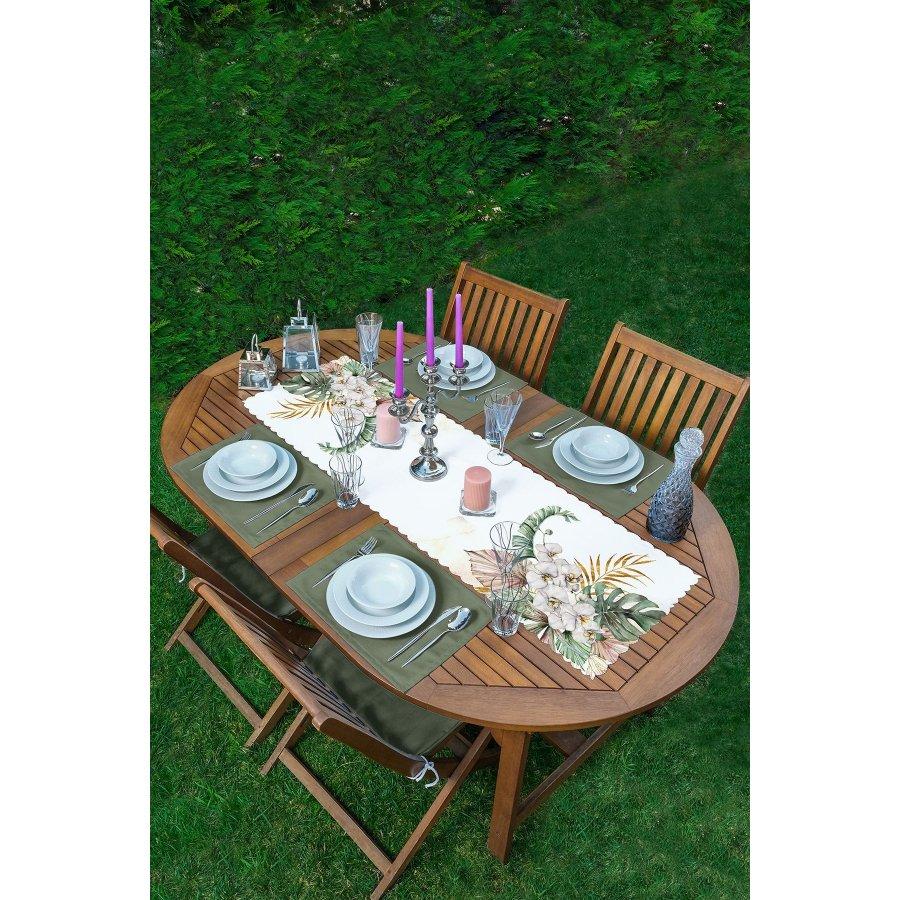 Runner and Placemat Set 5 Pieces / Placemat Table Mat Dining Table Mat Coaster