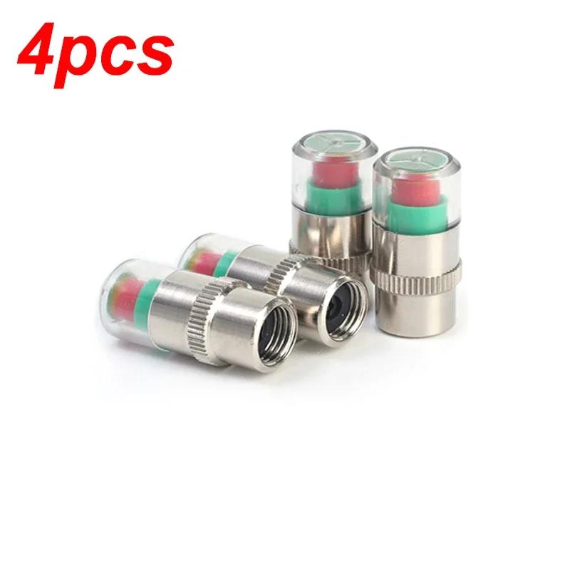 Tyre Pressure Monitoring Alarm Car Motorbike Universal Wheel Valve Cap Tyres Pressure Indicator External Valve Detection Tool
