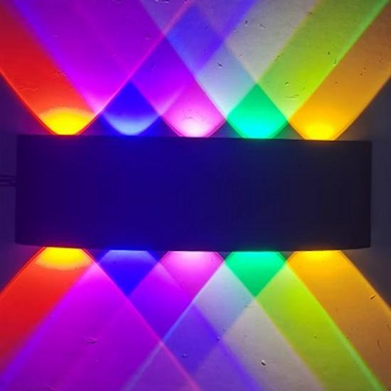 Ultra-Thin LED Waterproof Wall Light: Balcony, Hallway, Staircase, Corridor Spotlight with Colorful Single-Head Design for Bedside or KTV.