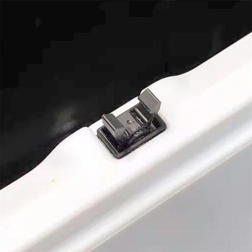 10x Náhradní držák na sluneční brýle do auta Západka stropní konzoly Vhodné pro většinu odpadků