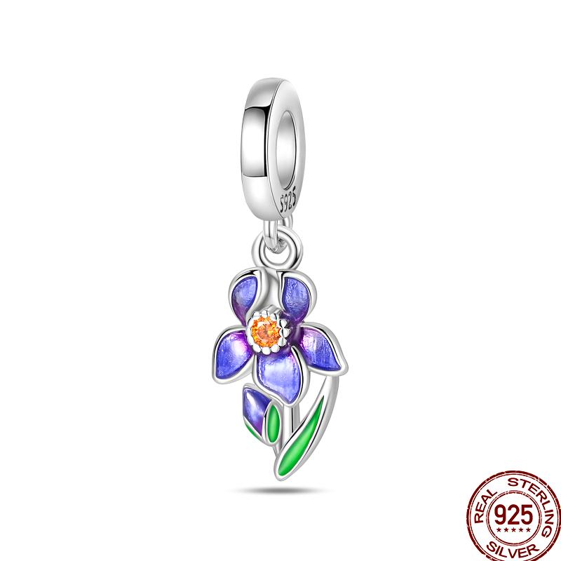 Copper Spring Insect Butterfly Series Gift Beads Suitable For 3Mm Original Bracelet Diy Birthday