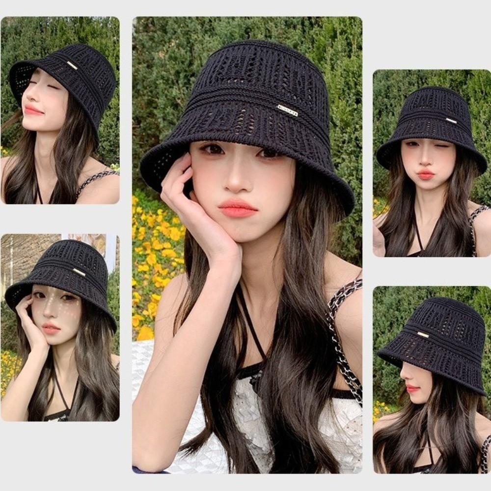 Wide Brim Sun Hat Foldable Bucket Hat Fashion Fisherman Hat  Summer